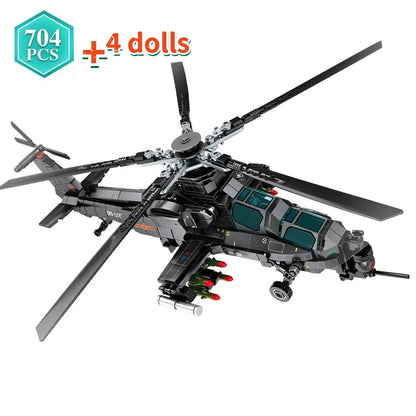 Attack Helicopter Building Blocks