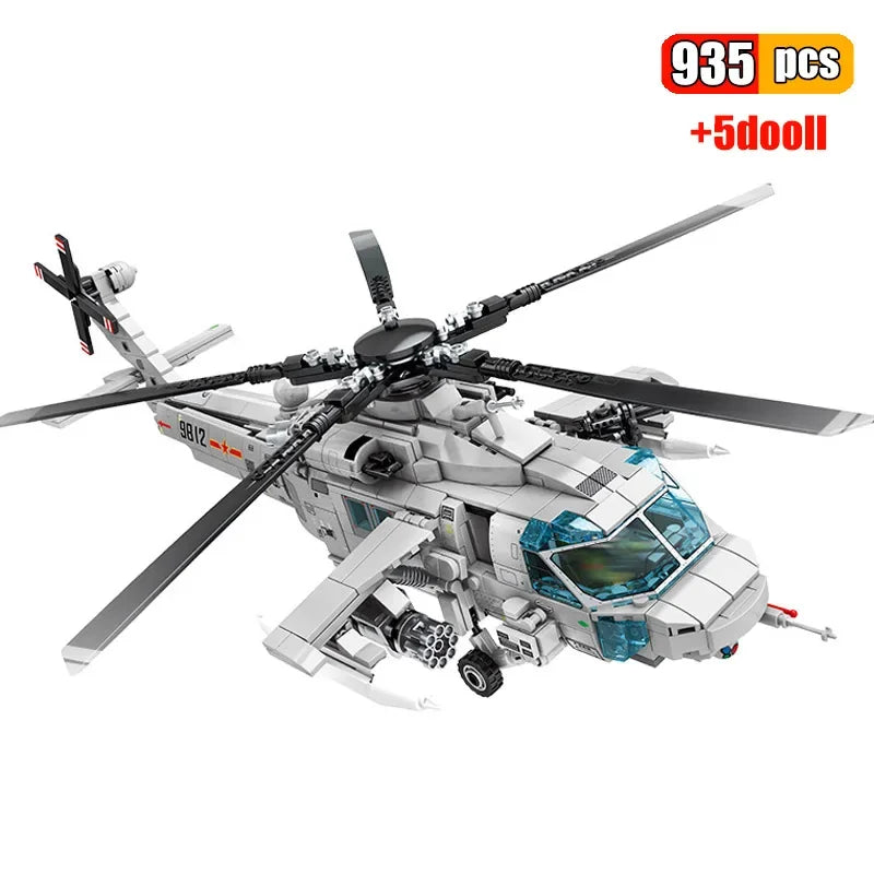 Attack Helicopter Building Blocks