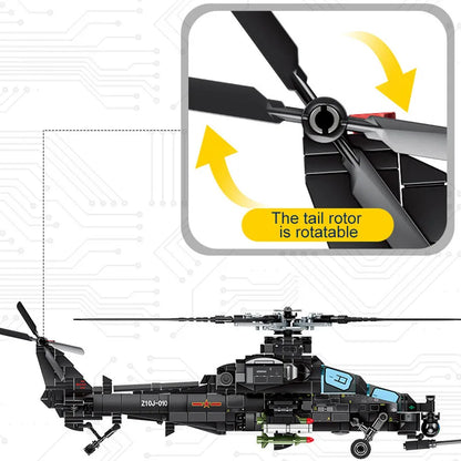 Attack Helicopter Building Blocks