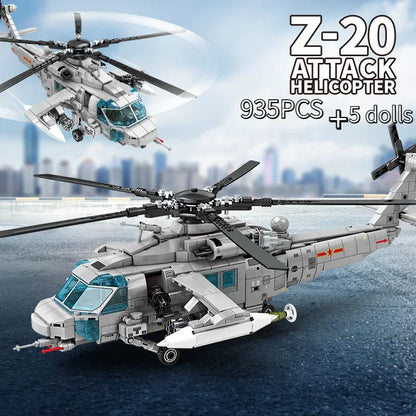 Attack Helicopter Building Blocks