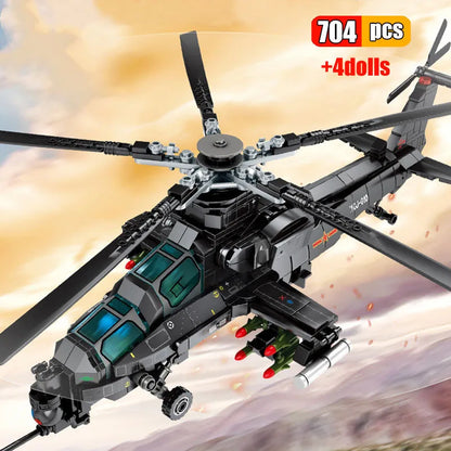 Attack Helicopter Building Blocks