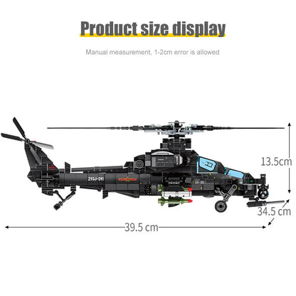 Attack Helicopter Building Blocks