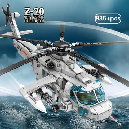 Attack Helicopter Building Blocks