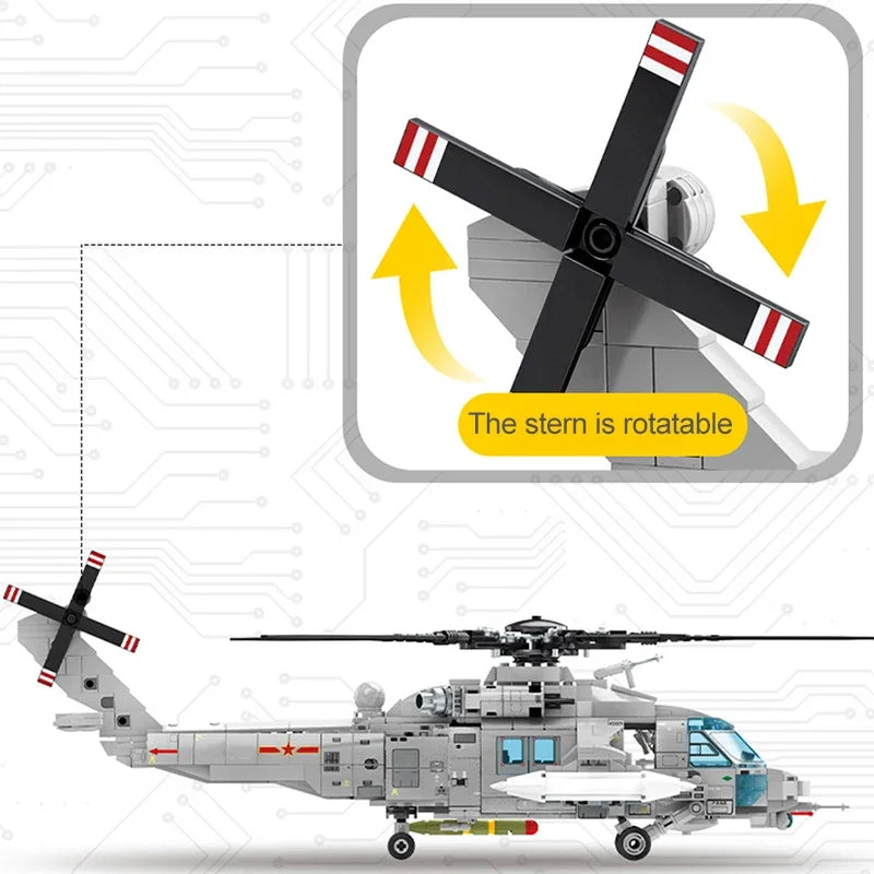 Attack Helicopter Building Blocks